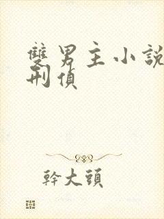 双男主小说推荐刑侦