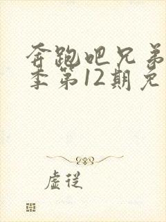 奔跑吧兄弟第二季第12期免费观看