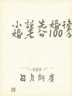 小说先婚后爱闪婚老公100分最新章节