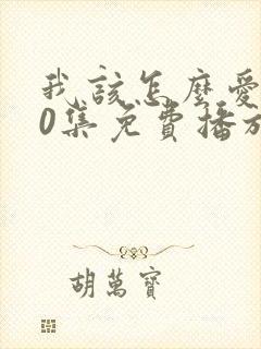 我该怎么爱你40集免费播放