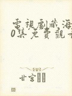 电视剧藏海传40集免费观看