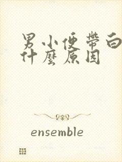 男小便带白色是什么原因