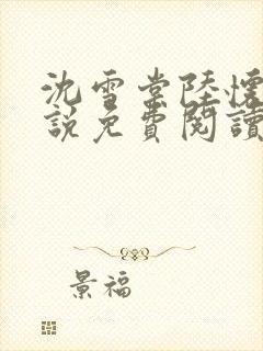 沈雪棠陆怀安小说免费阅读最新章节封面