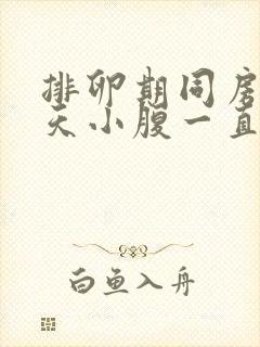 排卵期同房后5天小腹一直隐隐作痛