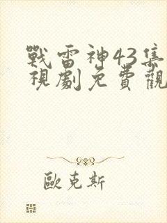 战雷神43集电视剧免费观看