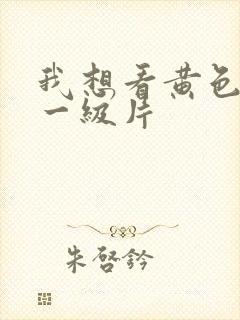 我想看黄色高清一级片