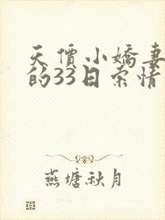 天价小娇妻总裁的33日索情