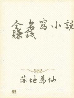 全名写小说怎么赚钱