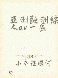亚洲欧洲综合成人av一区