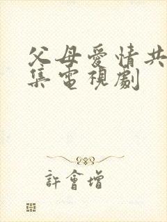 父母爱情共多少集电视剧