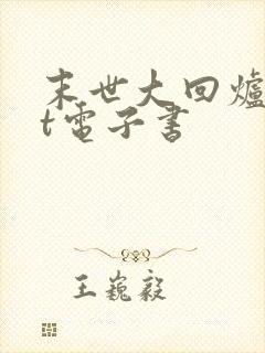 末世大回炉txt电子书