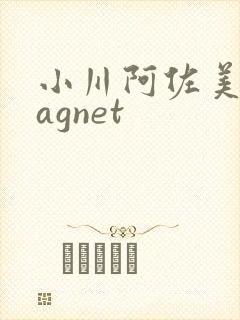 小川阿佐美 magnet封面