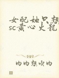 女配她只想被渣sc黄心火龙果