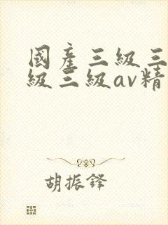 国产三级三级三级三级av精品