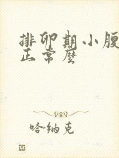 排卵期小腹胀痛正常么封面