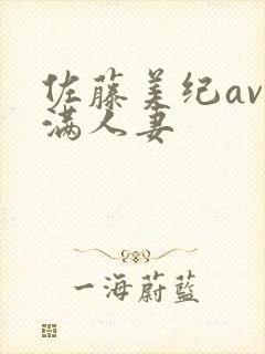 佐藤美纪av丰满人妻封面