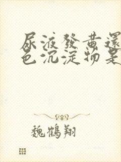 尿液发黄还有白色沉淀物是什么原因