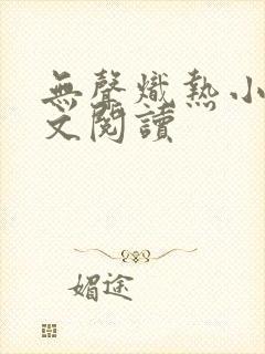无声炽热小说全文阅读封面