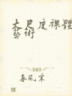 大尺度裸体人体艺术