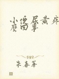 小便尿黄疼痛怎么回事封面