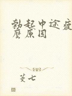 勃起中途疲软什么原因