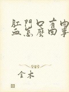 肛门口有肉球出血怎么回事