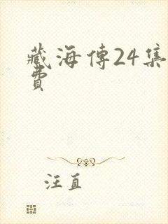 藏海传24集免费