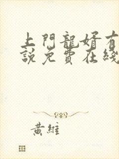 上门龙婿有声小说免费在线听