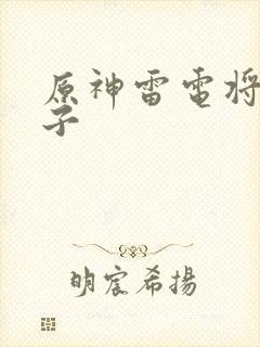 原神雷电将军本子封面