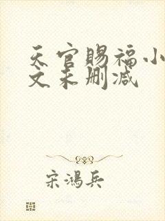 天官赐福小说全文未删减