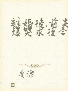 离婚后,前夫他爆哭求复合和免费阅读