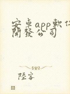 安卓app软件开发公司