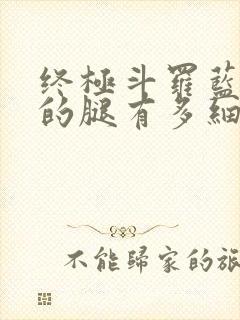 终极斗罗蓝梦琴的腿有多细