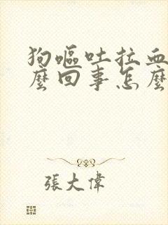 狗呕吐拉血是怎么回事怎么治