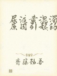 尿液黄混浊什么原因引起的