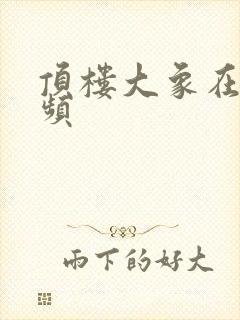 顶楼大象在线视频