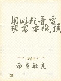 用wifi看电视需要机顶盒吗