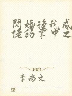 闪婚后我成为大佬的掌中之物