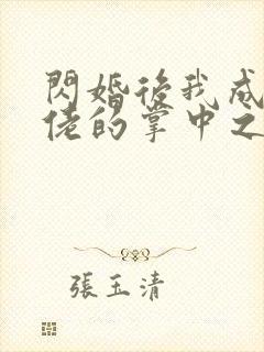 闪婚后我成了大佬的掌中之物短剧免费封面