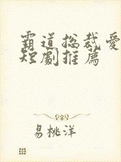 霸道总裁爱上我短剧推荐封面