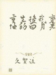 重生后我变成了他的白月光封面