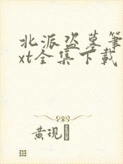 北派盗墓笔记txt全集下载完本免费封面