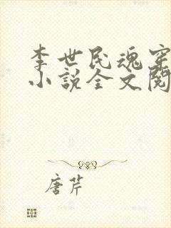 李世民魂穿阿斗小说全文阅读