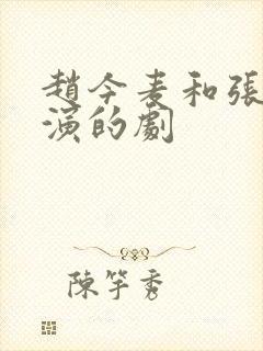 赵今麦和张凌赫演的剧