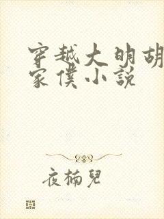 穿越大明胡惟庸家仆小说