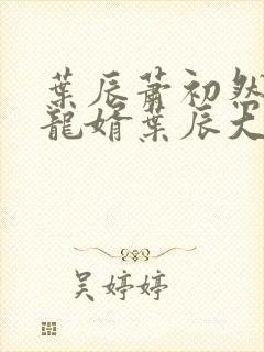 叶辰萧初然上门龙婿叶辰大结局