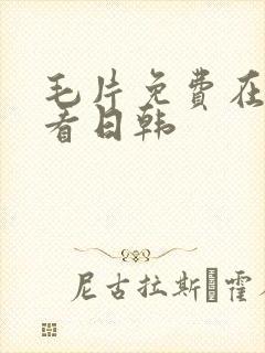 毛片免费在线观看日韩封面