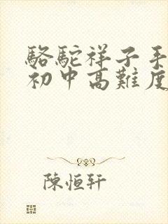 骆驼祥子手抄报初中高难度