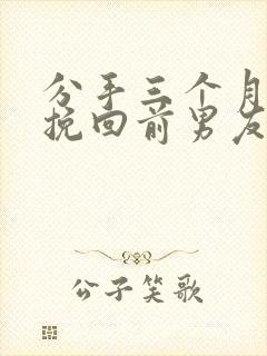 分手三个月怎么挽回前男友