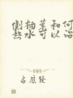 侧柏叶和何首乌熬水可以治疗脱发吗